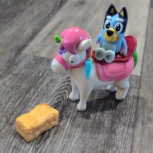 Colorful Unicorn Toy with Rider